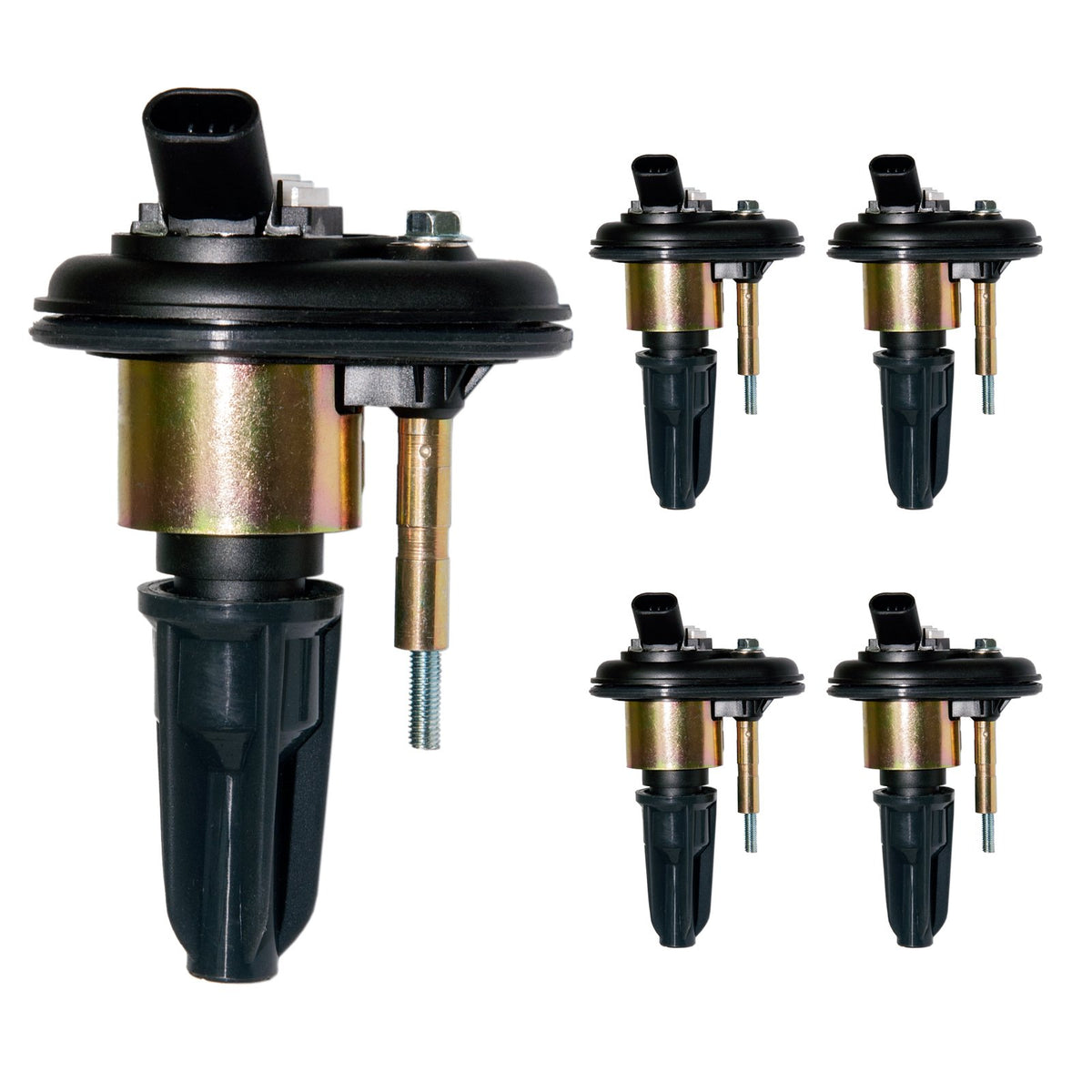 MAS ignition coil pack front view showing clean fit and reliable replacement benefit