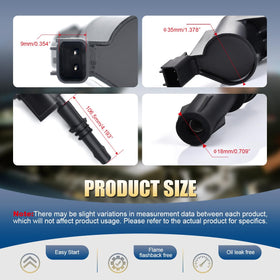MAS coil terminal and connector detail highlighting robust contacts for reliable spark