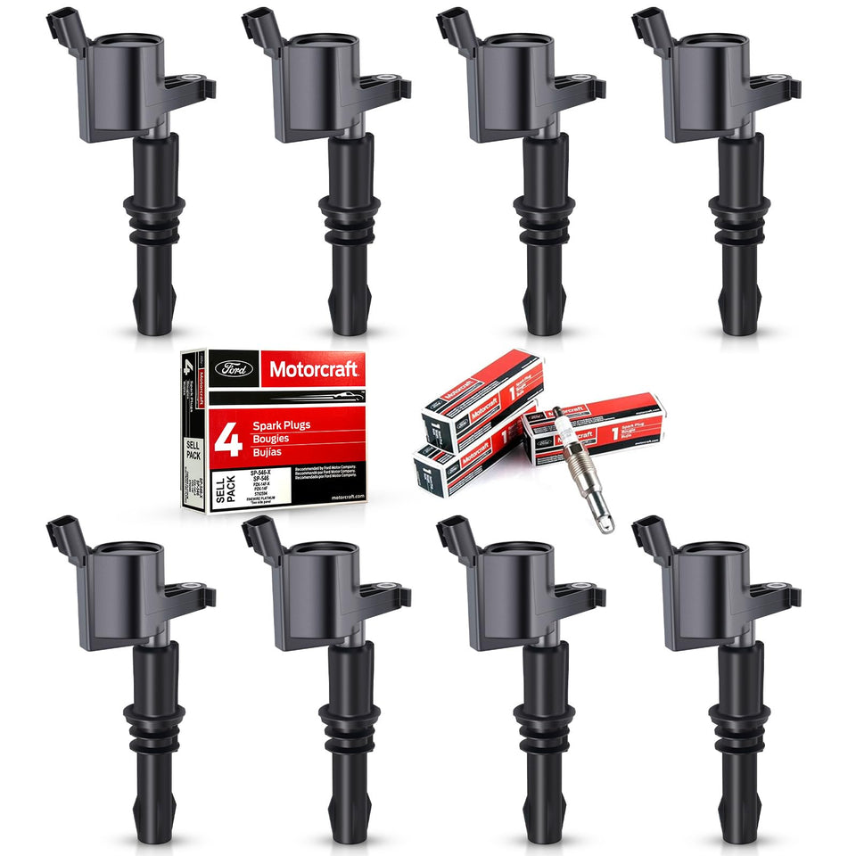 MAS front packaging showing coils and plugs for easy identification and confidence
