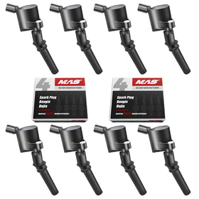 MAS front packaging showing full coil and plug kit for quick identification and confidence