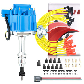 MAS HEI distributor front view showing cap and boots for easy fitment