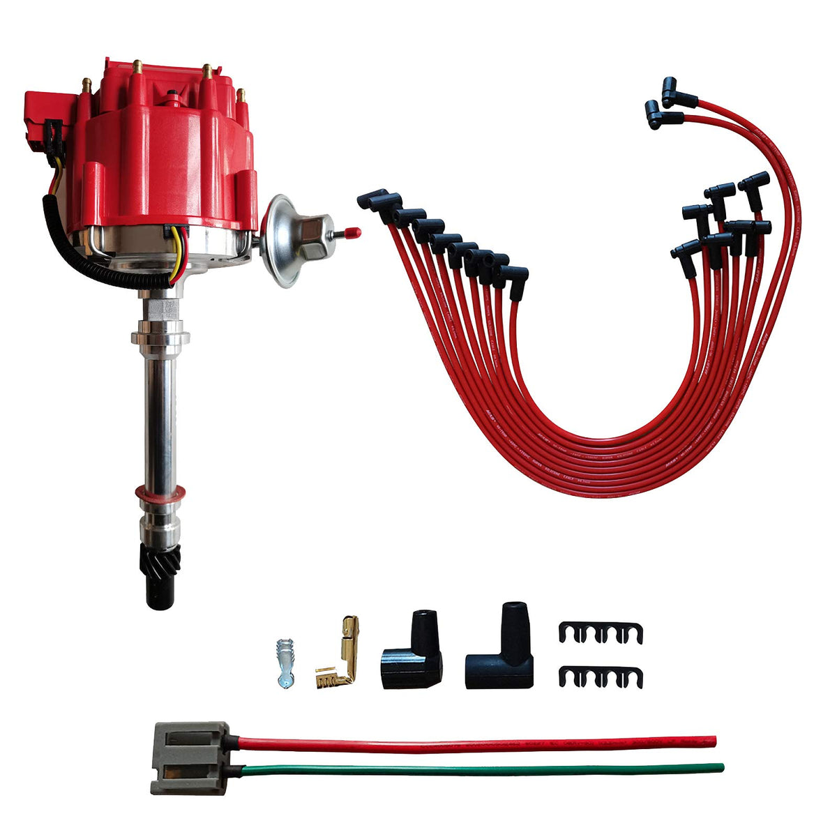 MAS HEI distributor front view showing cap and rotor for reliable fitment