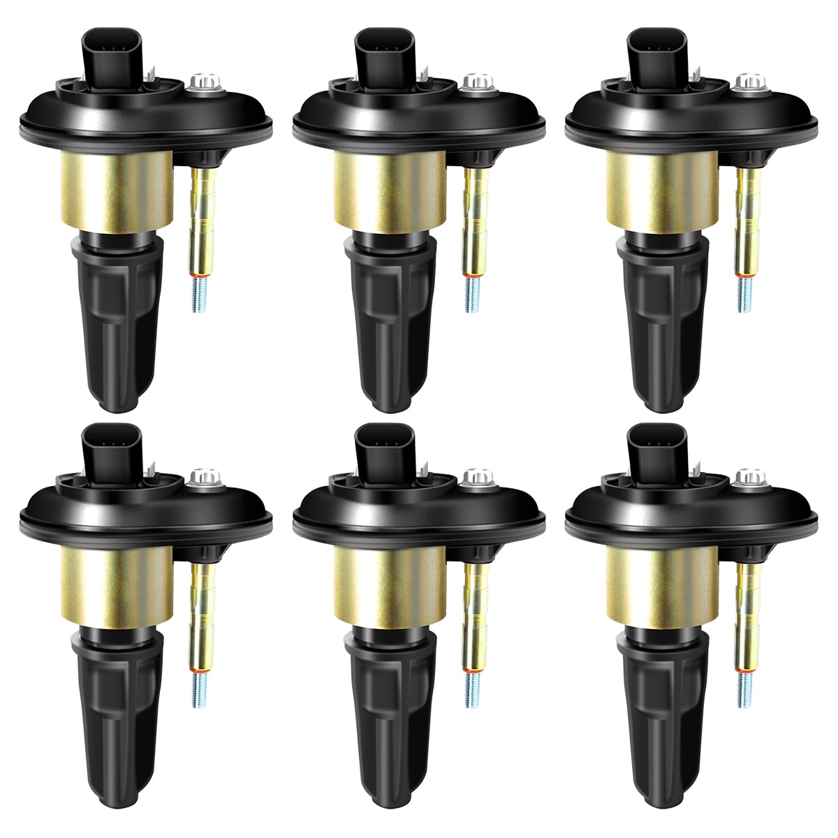 MAS ignition coil pack front view showing clean housing and reliable fit