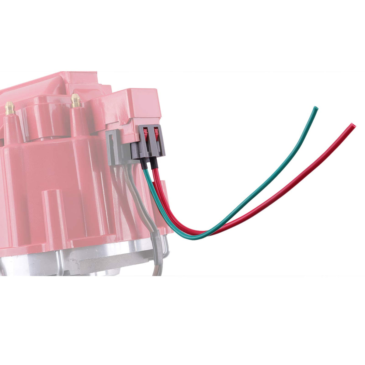 MAS distributor installed in Chevrolet engine bay improving ignition reliability