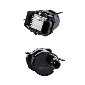 MAS coil beside pickup in garage conveying dependable replacement for GM V8