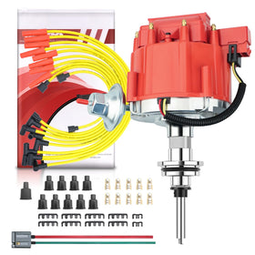 MAS red cap HEI distributor front view showing robust design and reliable spark