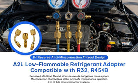 MASITE PCWJ straight adapter close-up highlighting solid brass construction and leak resistance