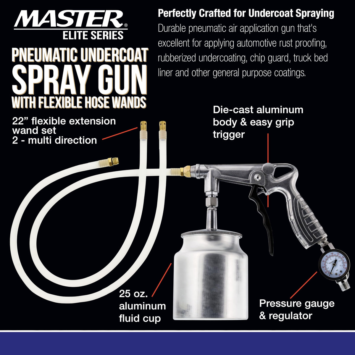 Master Airbrush 25 oz suction feed cup close-up for longer work sessions