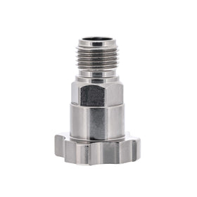 Master Airbrush MPS-844 adapter front view showing compact durable design for quick conversion