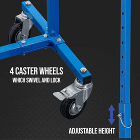 Master Airbrush caster wheel with brake for mobile positioning and locking benefit