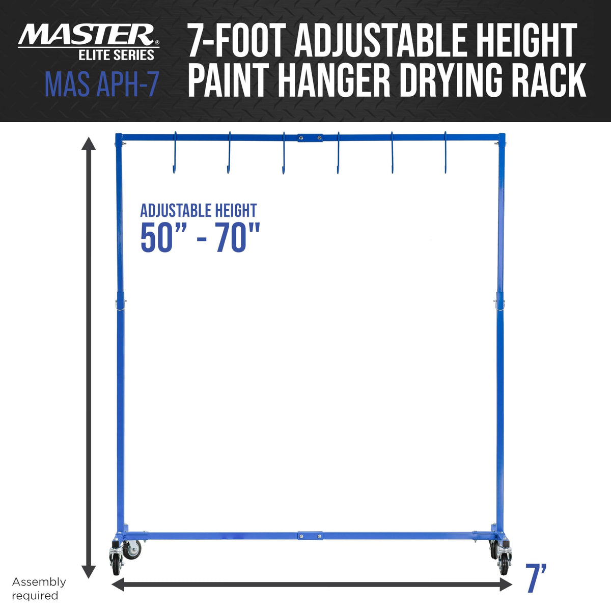 Master Airbrush close-up of powder-coated steel finish protecting against rust