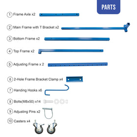 Master Airbrush in a garage scene highlighting efficient parts handling and drying