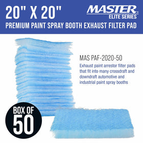 Master Airbrush close-up of fiberglass media texture for superior trapping