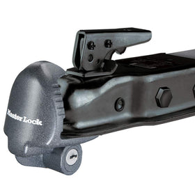 Master Lock 379ATPY close-up of locking mechanism demonstrating tamper resistance