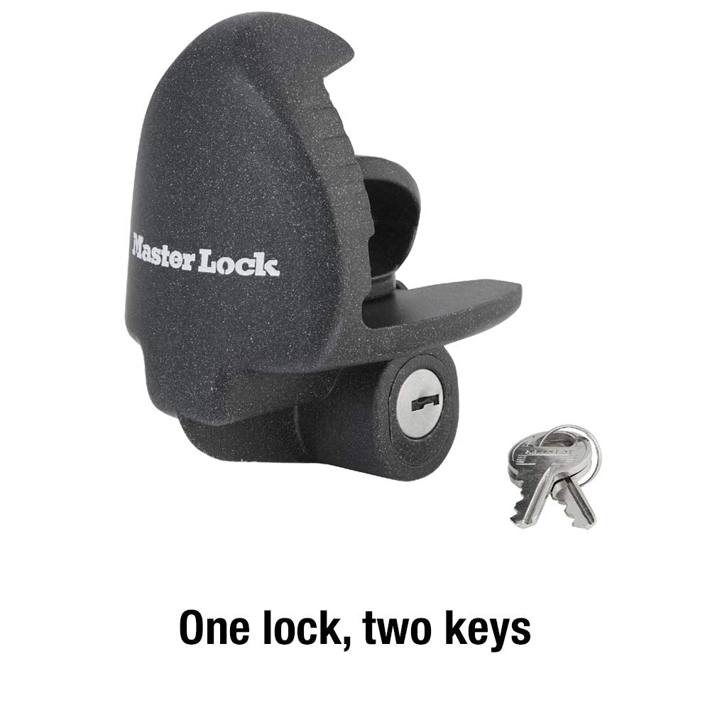 Master Lock 379ATPY with two keys and packaging showing spare-key convenience