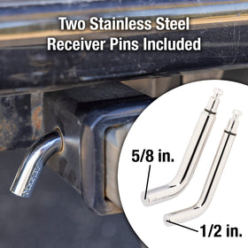 Master Lock adjustable coupler shackle detail showing corrosion resistance