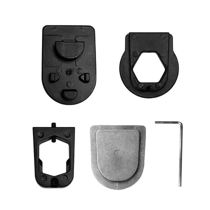 Master Tailgaters front packaging showing adapter brackets and mounting hardware for easy identification