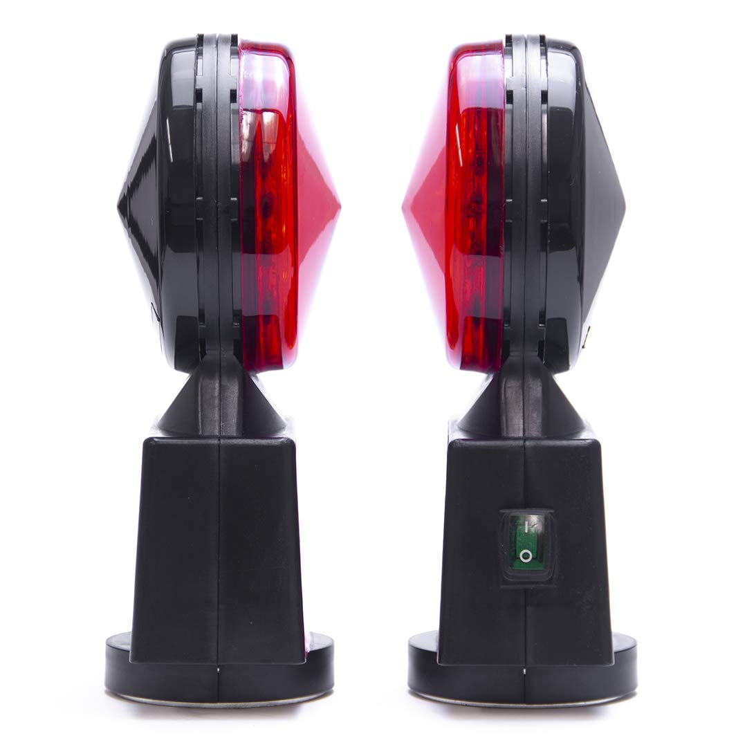 Master Tailgaters size and scale next to hand showing compact portability