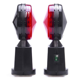Master Tailgaters size and scale next to hand showing compact portability