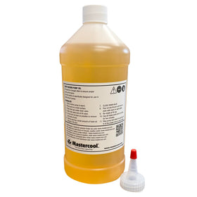 Mastercool bottle front view showing label and capacity for easy identification