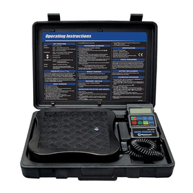 Mastercool 98210-A front view showing platform and case, improving job portability