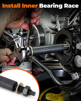 MateAuto detail of bearing race contact area showing precise fit and minimized damage