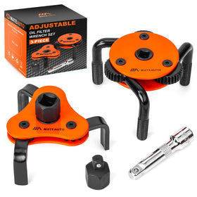 MateAuto front view of the 3-jaw wrench set showing robust construction for reliable removal