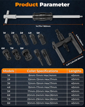 MateAuto slide hammer detail showing grip and impact control