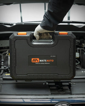 MateAuto storage case arrangement keeping tools organized and portable