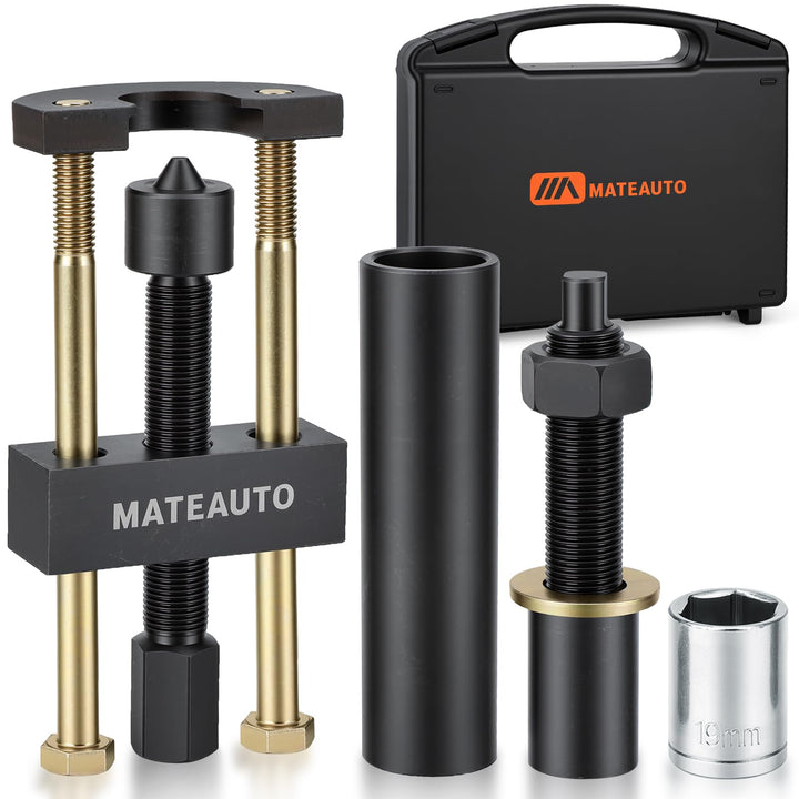 MateAuto front view of puller/installer kit showing all tools and benefit of organized readiness