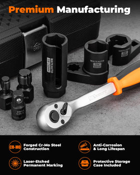 MateAuto toolset beside ruler showing scale and portability for professional or DIY use