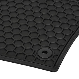 Matericuo mats in use with mud and snow demonstrating easy rinse-off cleaning