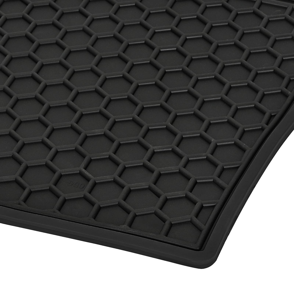 Matericuo rear mats fitted in footwell for consistent coverage