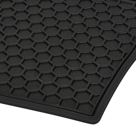 Matericuo rear mats fitted in footwell for consistent coverage