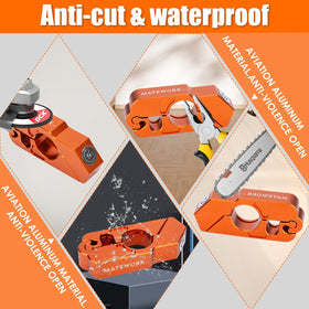 Matework close-up of anodized aluminum surface showing durability and corrosion resistance
