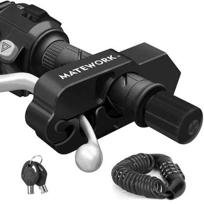 Matework front view of lock showing robust design and visible deterrent