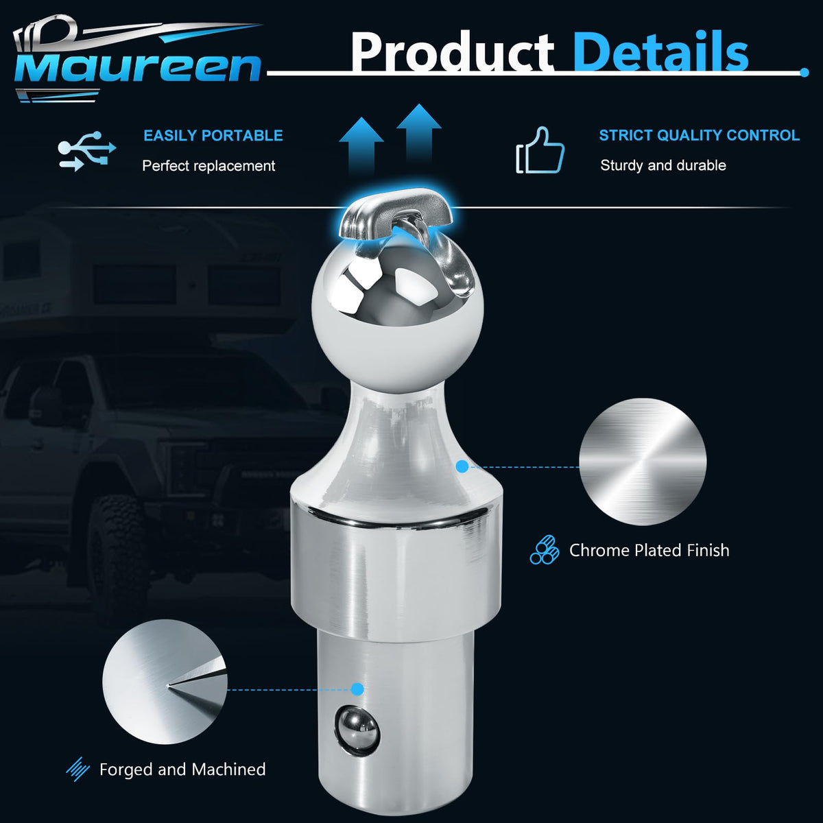 Maureen anti-corrosion rubber dust cover protecting ball from elements