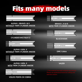 Mavnai side profile with dimensions showing correct fit for common drives