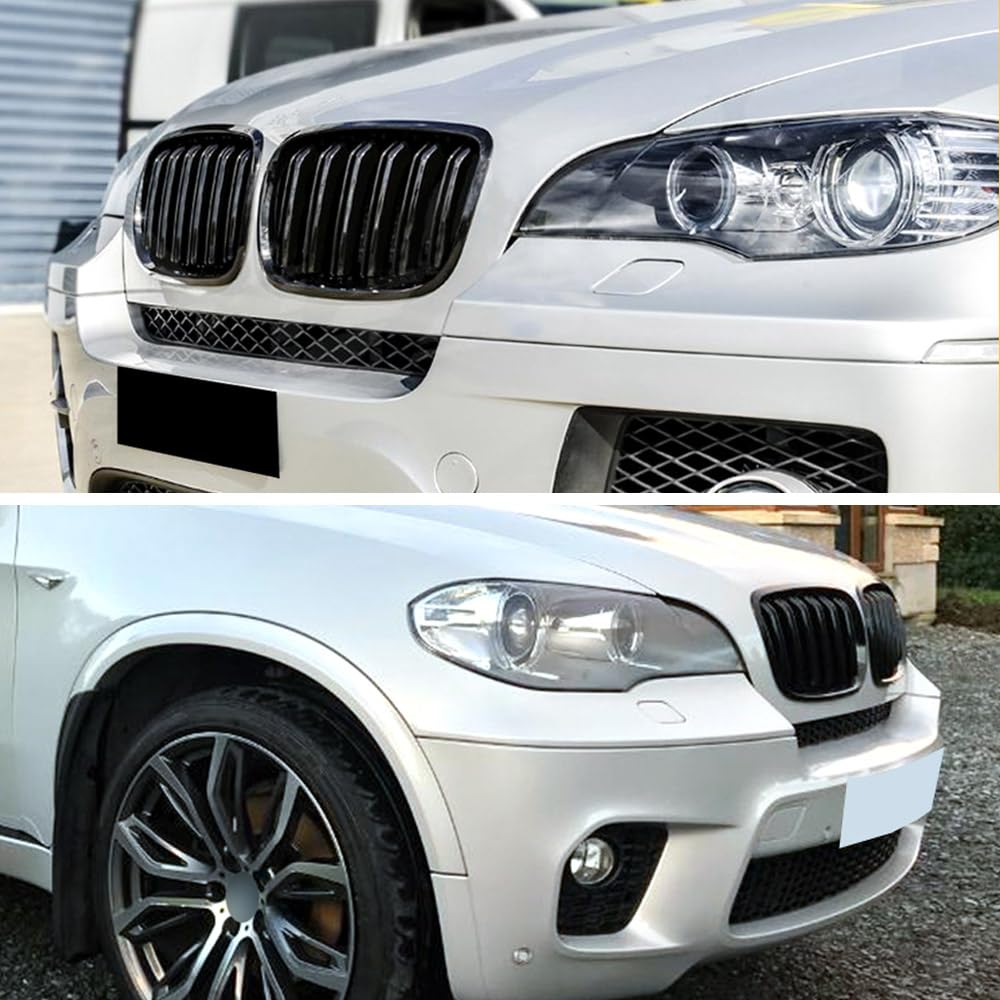 MAXDOM grille on street-view BMW emphasizes cohesive aesthetic and visual impact