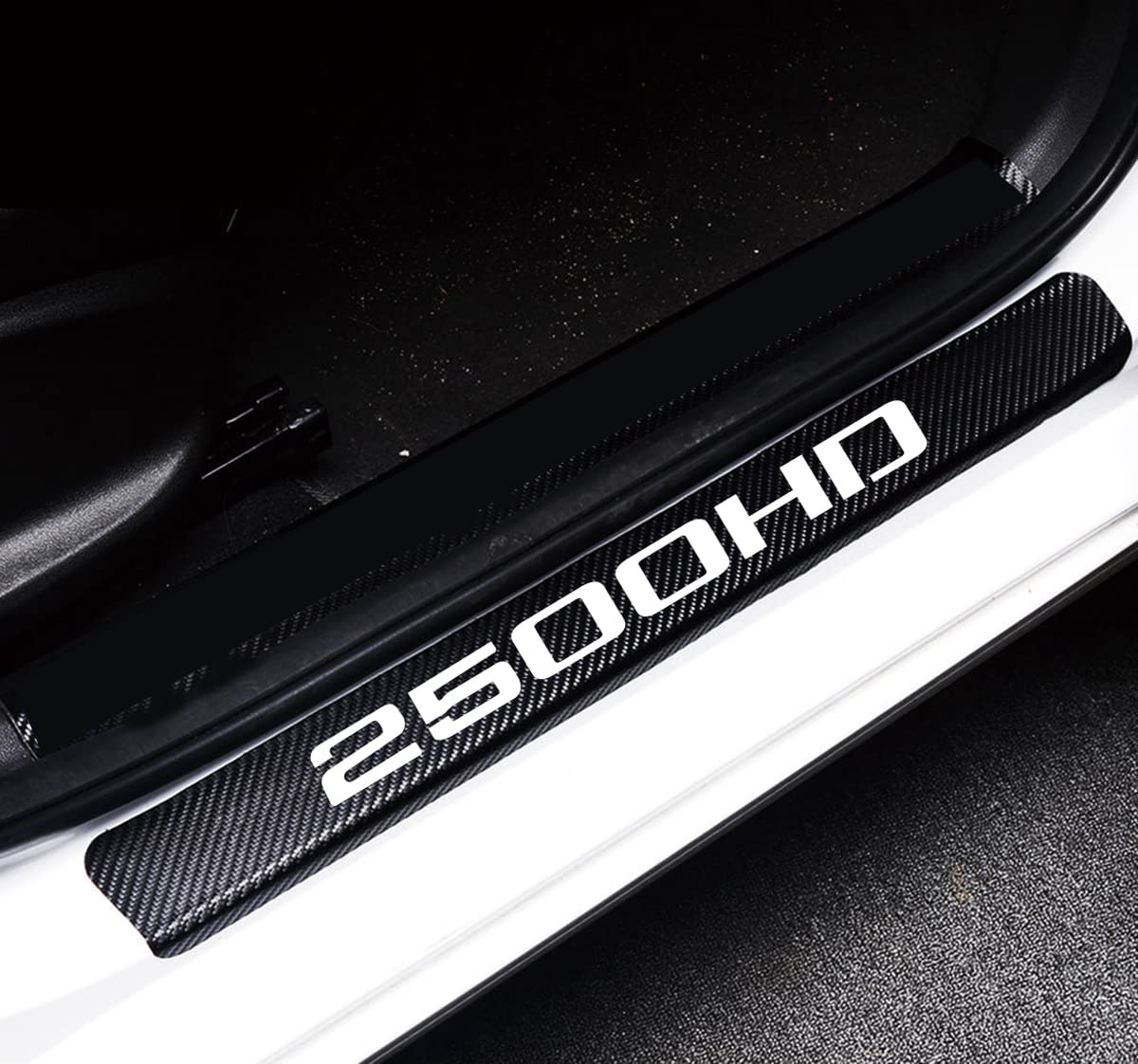 MAXDOOL kit front packaging showing four sill stickers and scraper protecting sills
