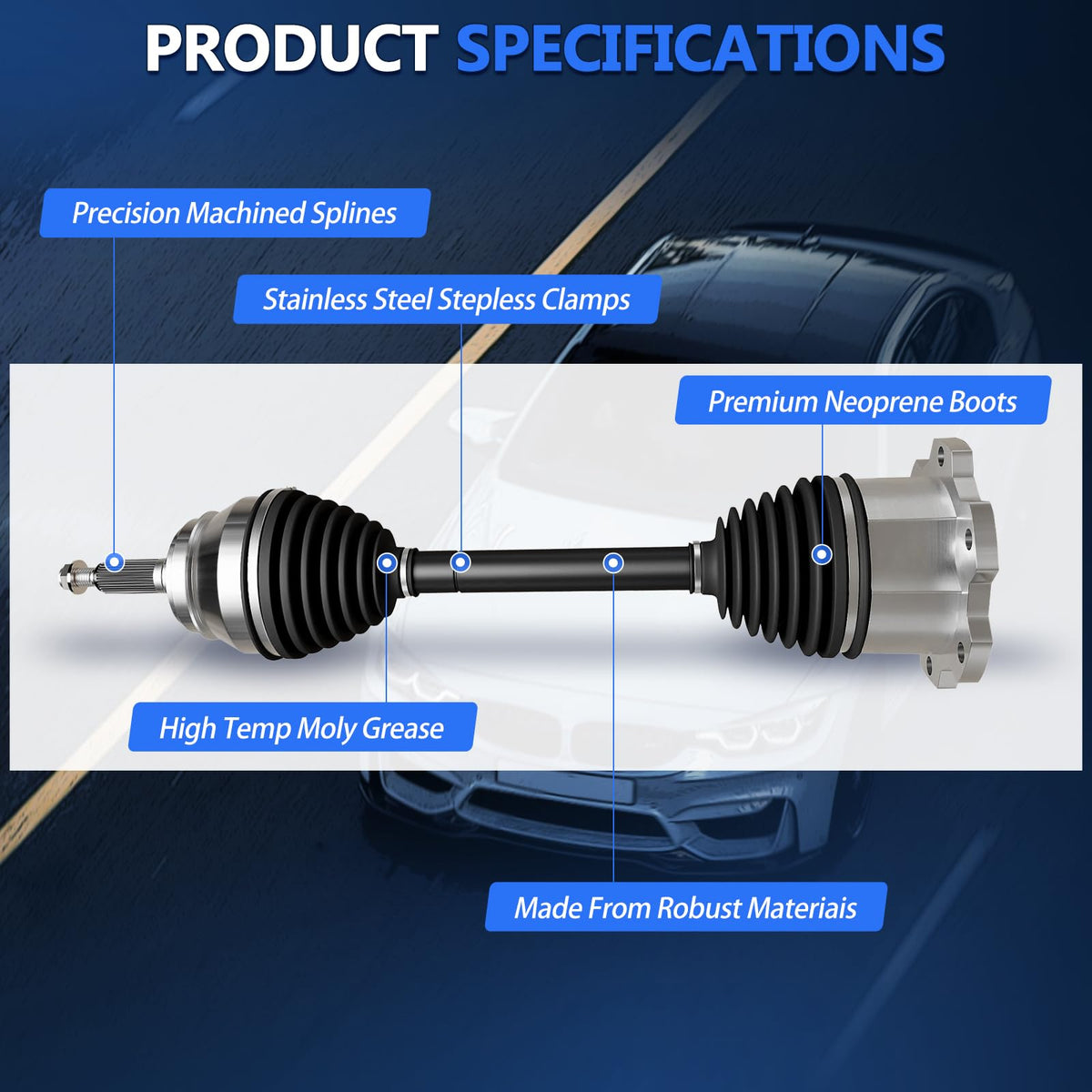 Maxfavor axles length comparison against ruler proving correct size match