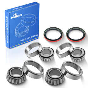 Maxfavor front kit packaging showing complete bearing and seal kit benefits