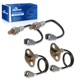 MAXFAVOR front packaging showing 4-piece O2 sensor kit and fitment benefit
