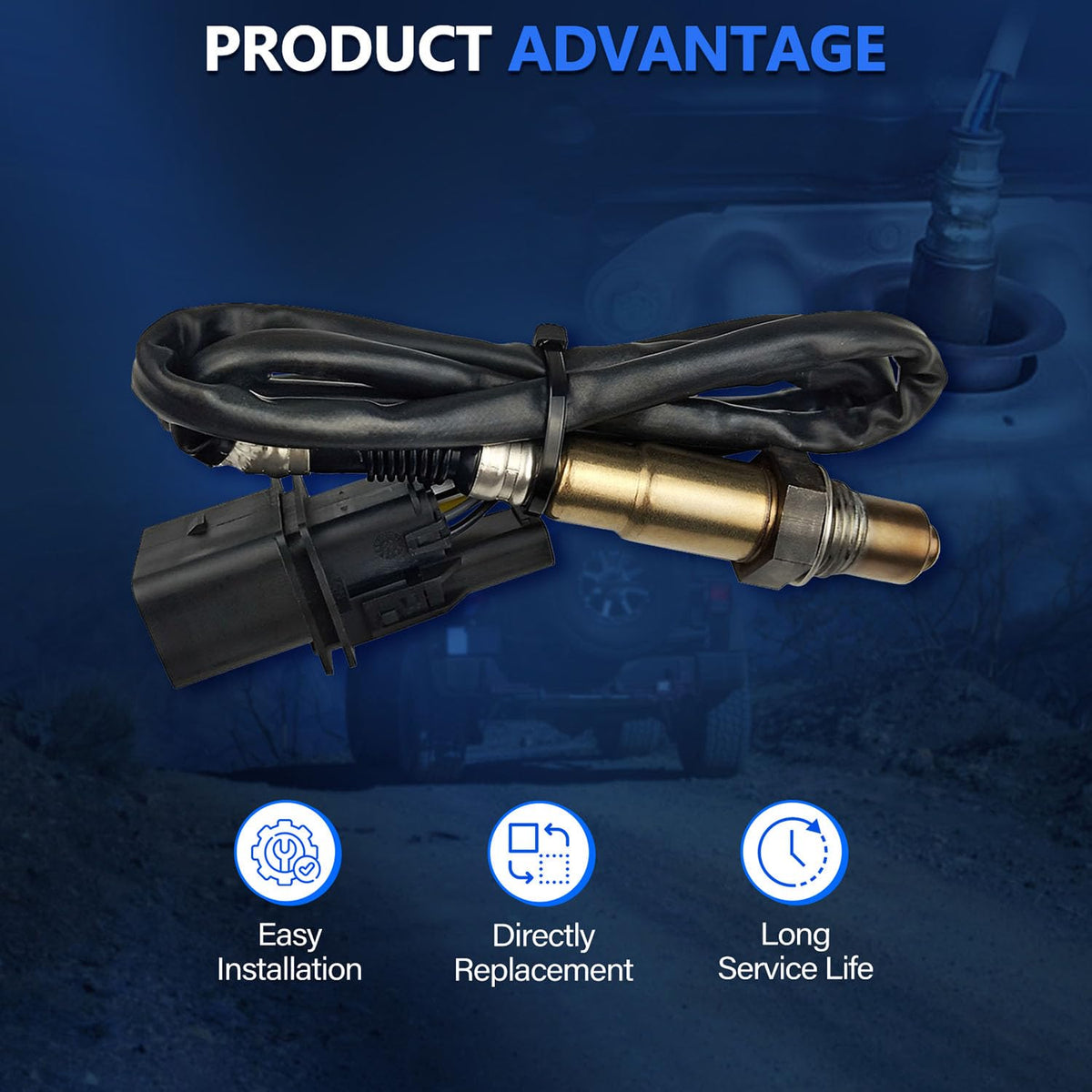 MAXFAVOR all four sensors laid flat showing complete upstream and downstream set