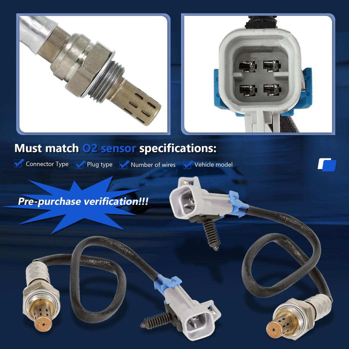 Maxfavor detailed view of sensor wire and plug for quick compatibility check