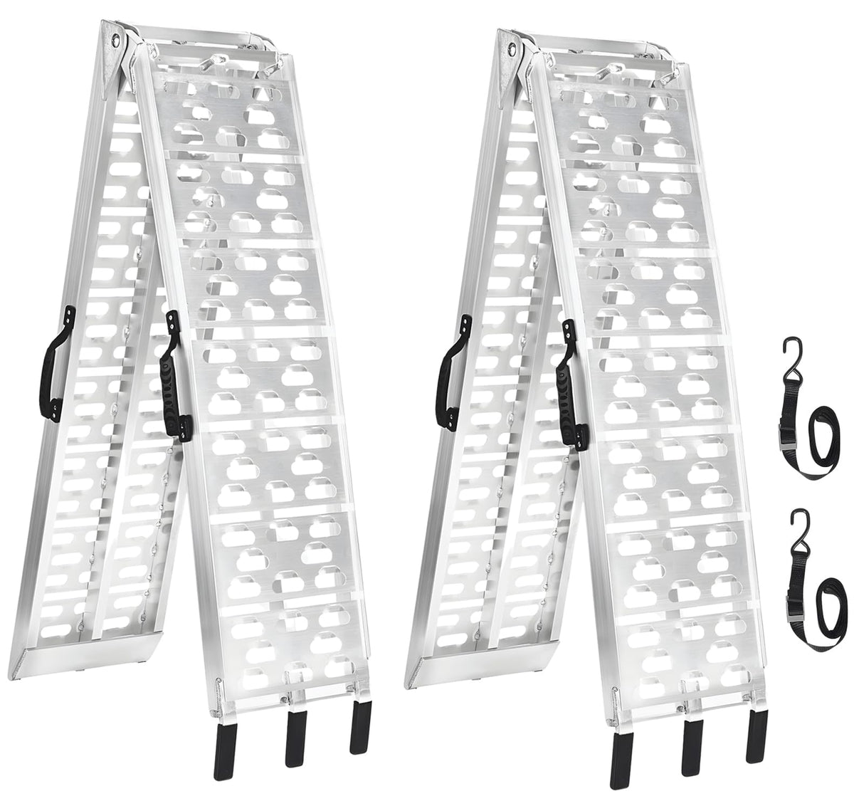MAXIVAMN front view of ramp set showing compact packed design and portability