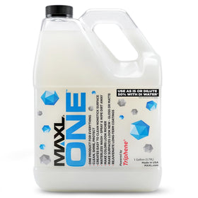MAXL one front gallon bottle showing clean professional packaging and value