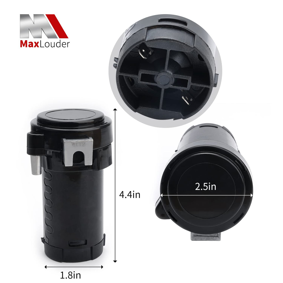 MaxLouder chrome-plated zinc alloy close-up showing corrosion resistance benefit