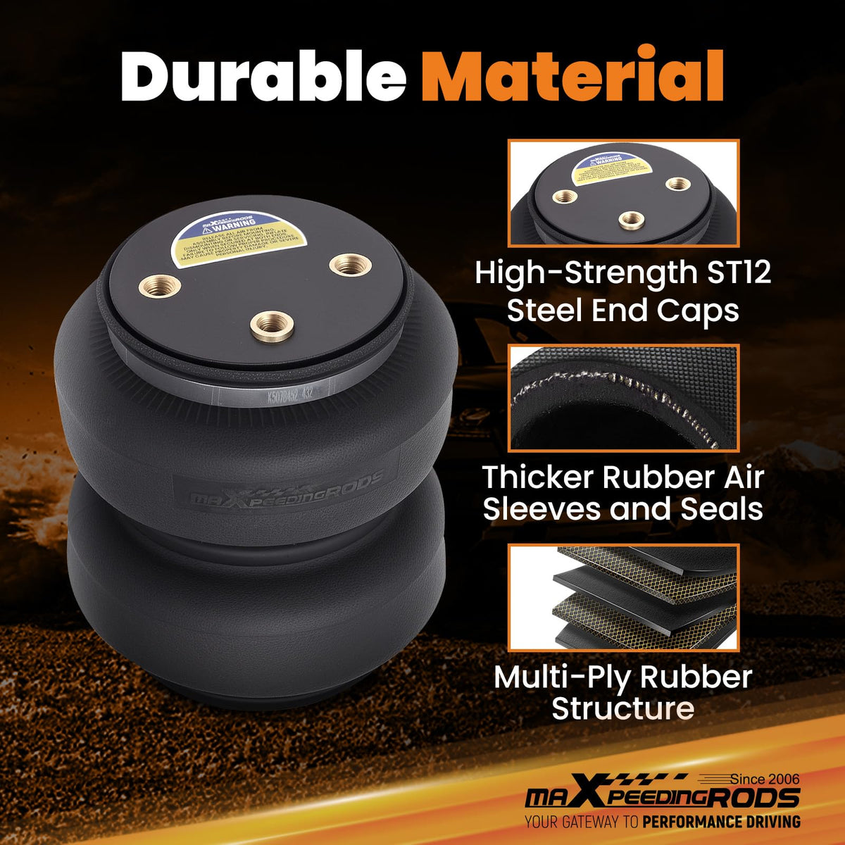 maXpeedingrods internal jounce bumper detail protecting suspension under heavy compression