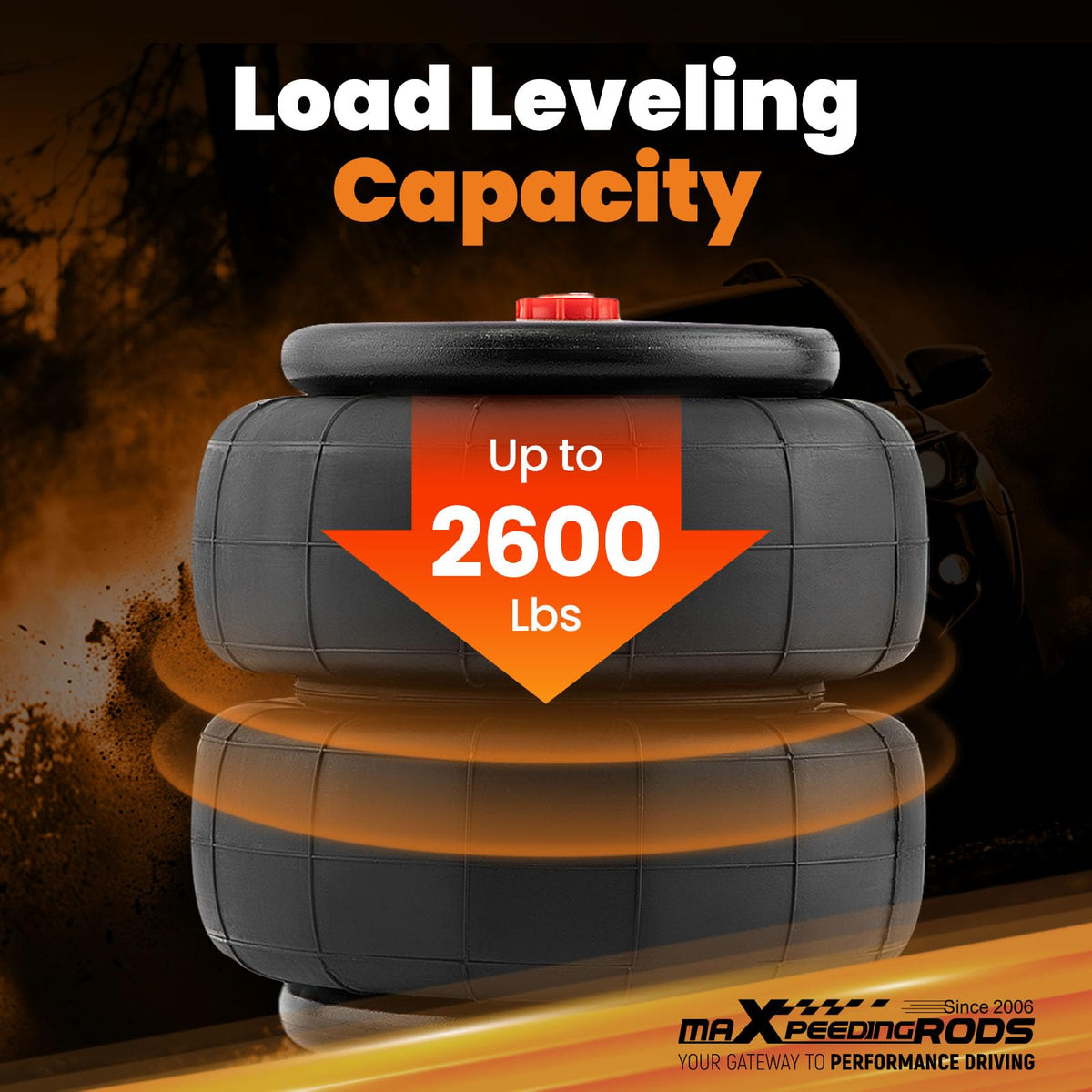 maXpeedingrods bag body profile displaying reinforced rubber for long-lasting performance